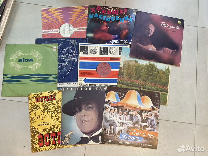 Виниловые пластинки СССР