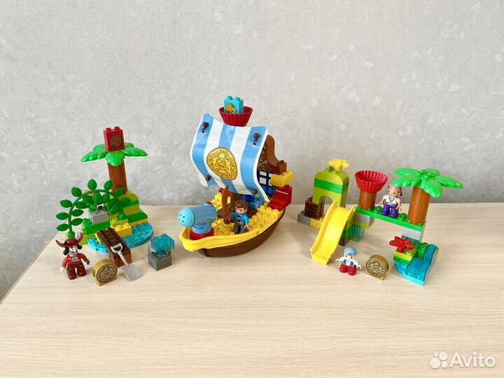 Лего Дупло 10513, 10514 Пираты Нетландии