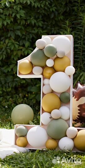 Цифра 1 на годик