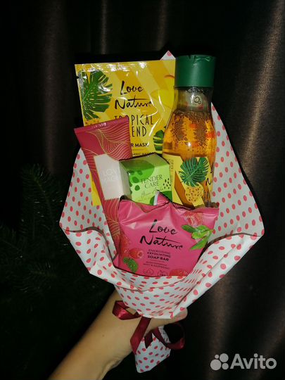 Вкусные букеты, букеты из косметики