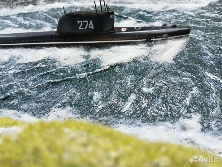 Диорама,подводная лодка