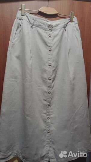 Юбка льняная