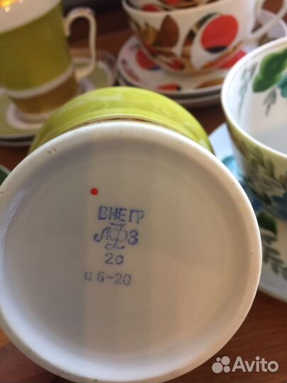 Чайные пары Гиганты Винтаж лфз Винтаж