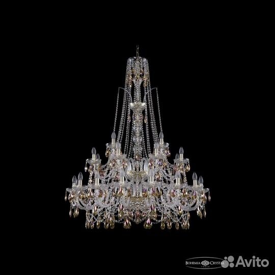 Люстра хрустальная 1411/16+8+4/400/XL-150/2d G K77