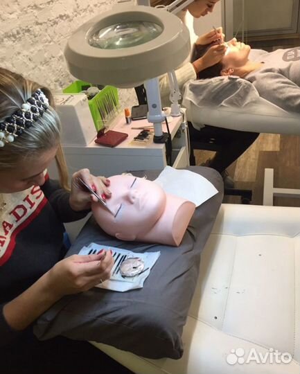 Обучение/курсы по наращиванию ресниц