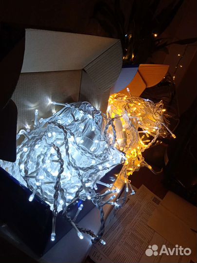 Гирлянда уличная бахрома, гирлянда бахрома 12м, 25