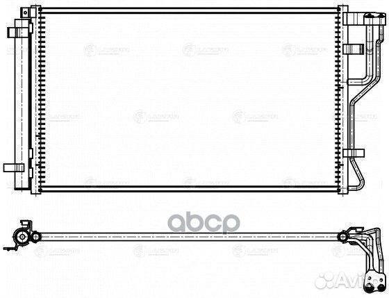 Радиатор кондиционера для а/м Hyundai Creta (21