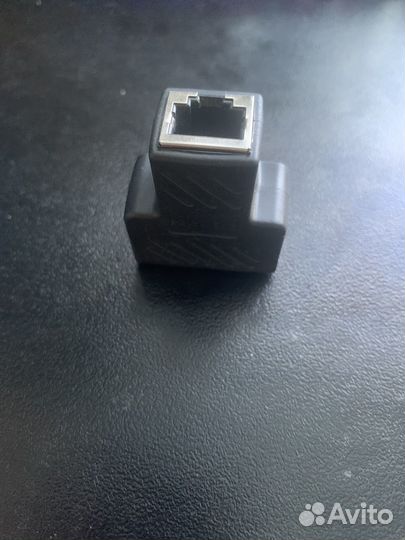 Соединитель для интернет кабеля на 2х1 Rj45