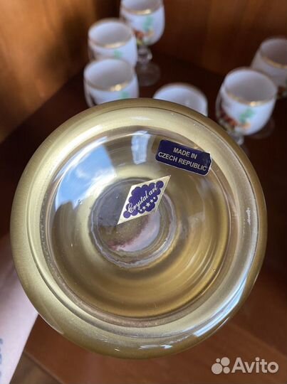 Набор посуды Чехия Crystal art