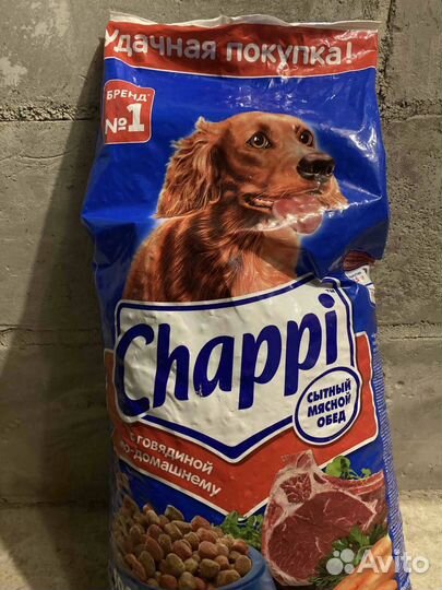 Сухой корм для собак Chappi 15 кг