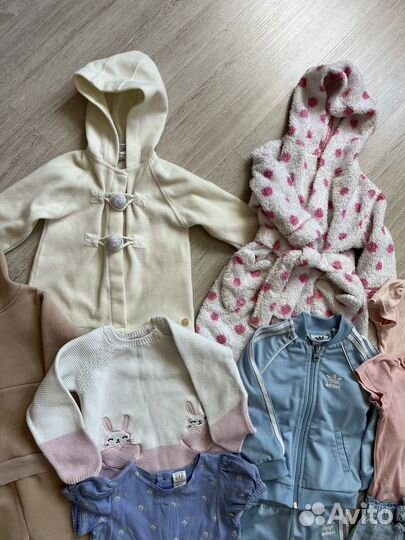 Пакет фирменных вещей на девочку 86-92