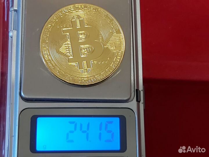 Монетный знак Биткоин