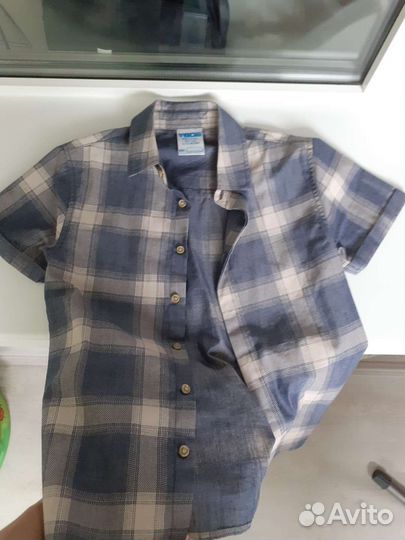 Рубашки школьные мужские