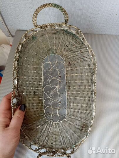 Поднос мельхиоровый СССР