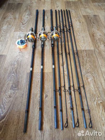 Карповый комплект 3+3. Eastshark- Dayo