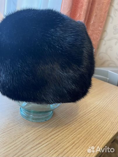 Берет норковый новый