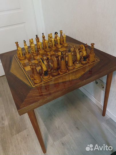 Шахматный стол винтаж