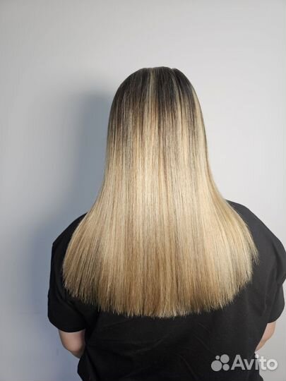 Кератиновое выпрямление волос