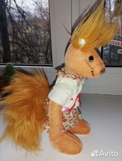 Мягкие игрушки белочка Натти и другие