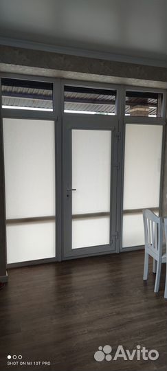 Жалюзи рулонные на окна сиде магнолия