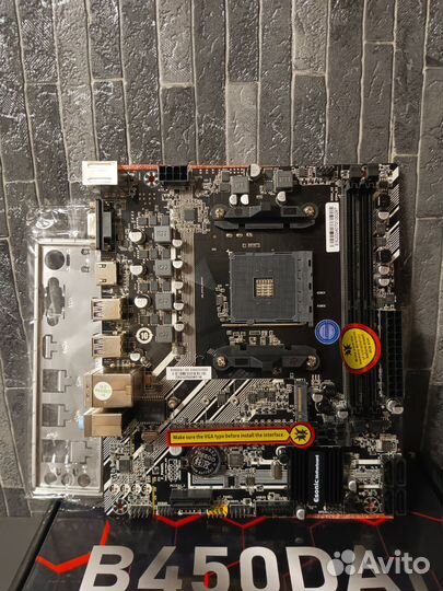 Новая Материнская плата AM4/B450