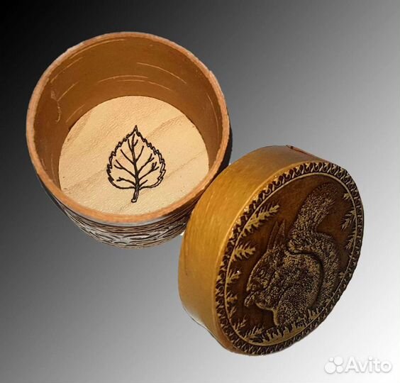 Баночки для специй из бересты