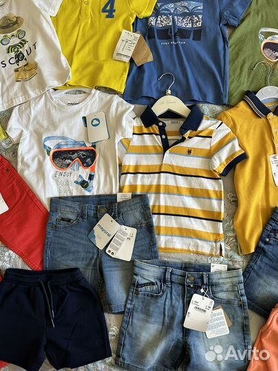Футболка, джинсы, шорты на мальчиков mayoral