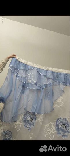 Тюль с ламбрикеном