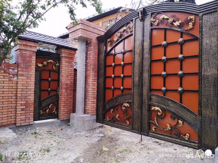 Кованые ворота