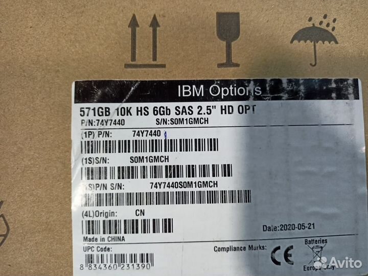 Жесткий Диск IBM 571GB 74Y7440 / 74Y4897