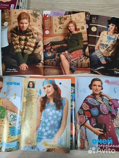Журналы по вязанию, вышивке крестиком и рукоделию