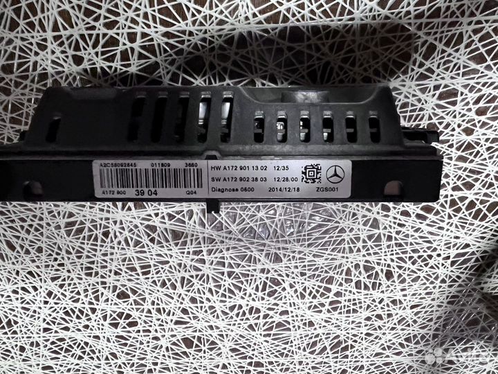 Монитор на mercedes ml w166