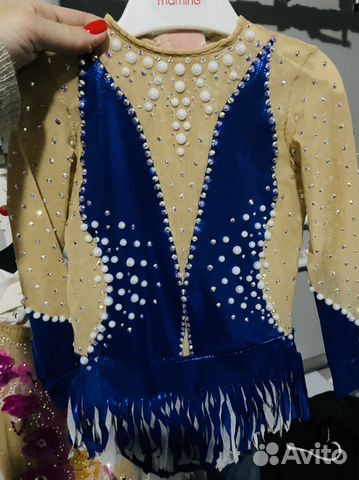 Купальник для художественной гимнастики 3-4 года