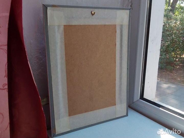 Картина из нат, кожи новая