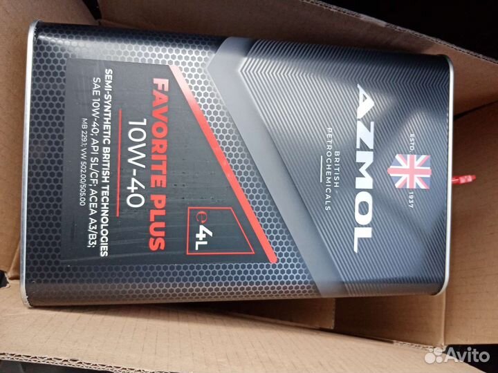 Масло моторное azmol Favorite 10w40 полусинтетика
