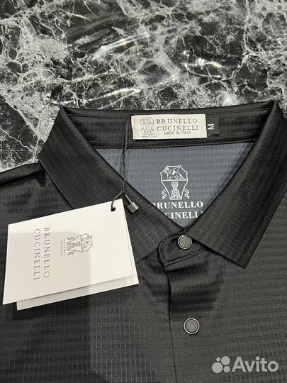 Brunello cucinelli поло мужское