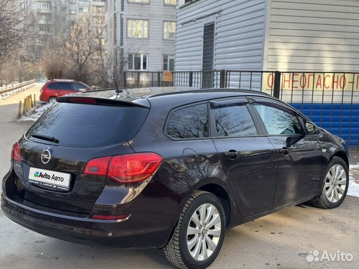 Opel Astra 1.6 AT, 2012, 205 000 км
