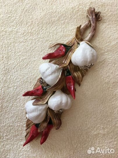 Чеснок сувенир на стену h33