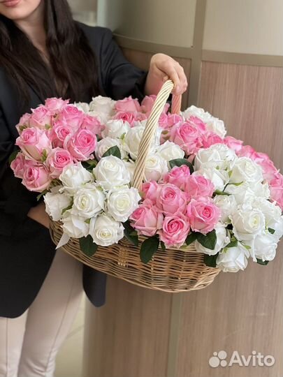 Искусственные цветы розы