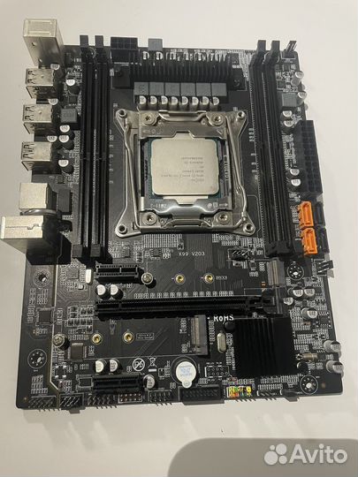 Материнская плата lga 2011 x99 + E5 2620 v3