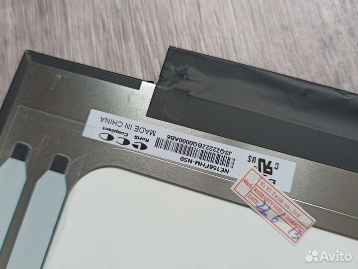 Ips матрица безушек ne156fhm FullHD 15.6 30pin