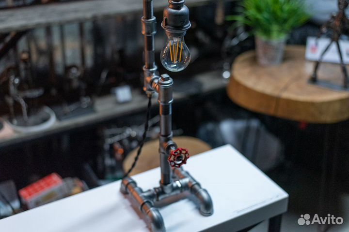 Винтажный светильник от Loft Сталь