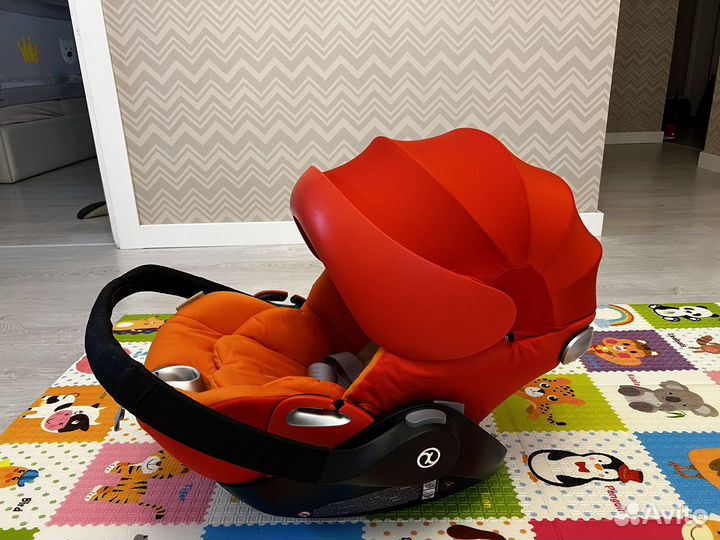 Автолюлька cybex cloud q с базой isofix