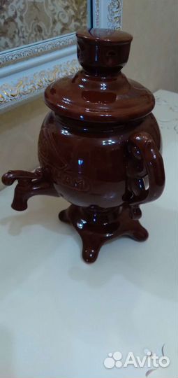 Самовар керамический декоративный