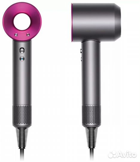 Фен Dyson Supersonic HD07, никель/фуксия (EU)