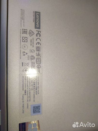 Планшет lenovo MiiX 320-10ICR