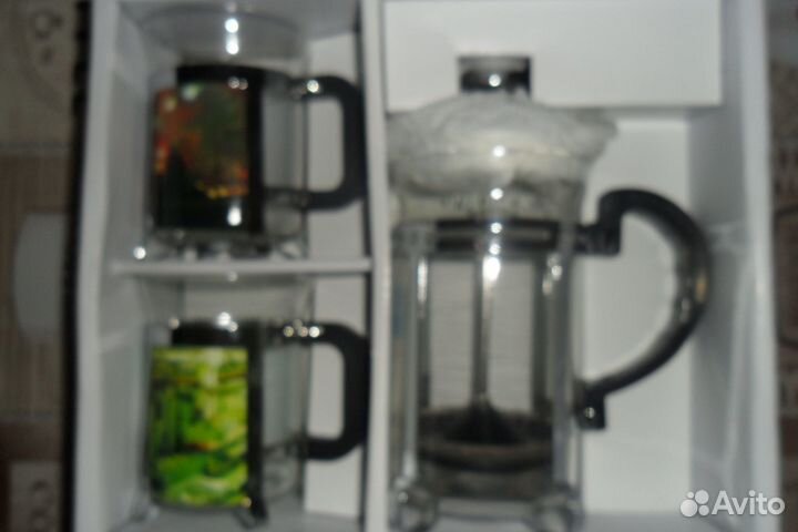 Кофейный набор из 3х предметов с видами Норильска