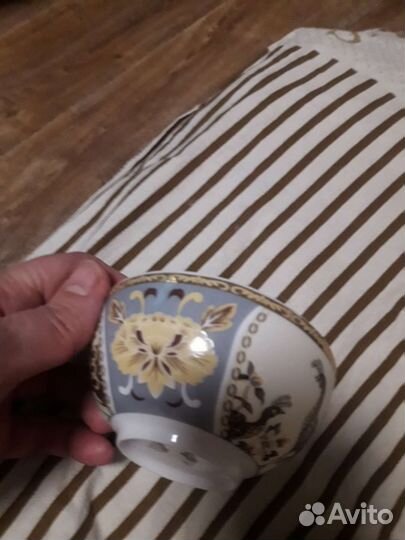 Набор из 2 шт фарфоровых чайных пар