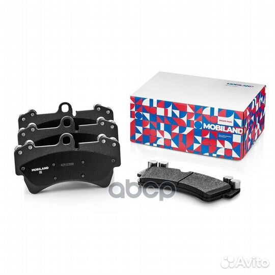 Колодки тормозные дисковые передние (4 шт.) с п