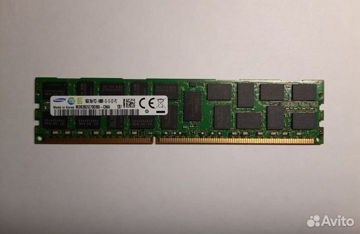 RAM 16GB samsung DDR3 1866MHz PC3-14900R ECC REG